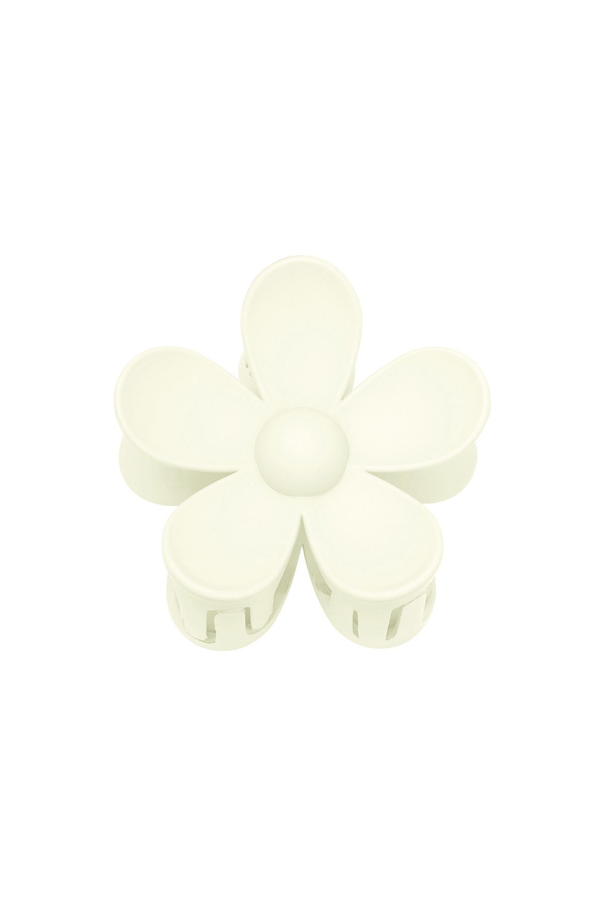 Effen kleur matte madeliefje bloem haarklem fuchsia Resin