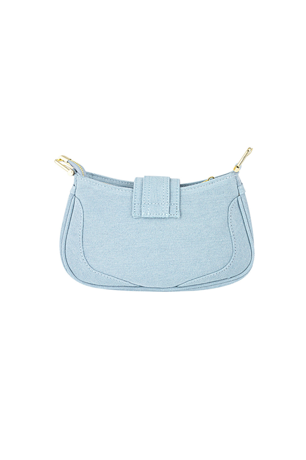 Gekleurde tas met gesp detail