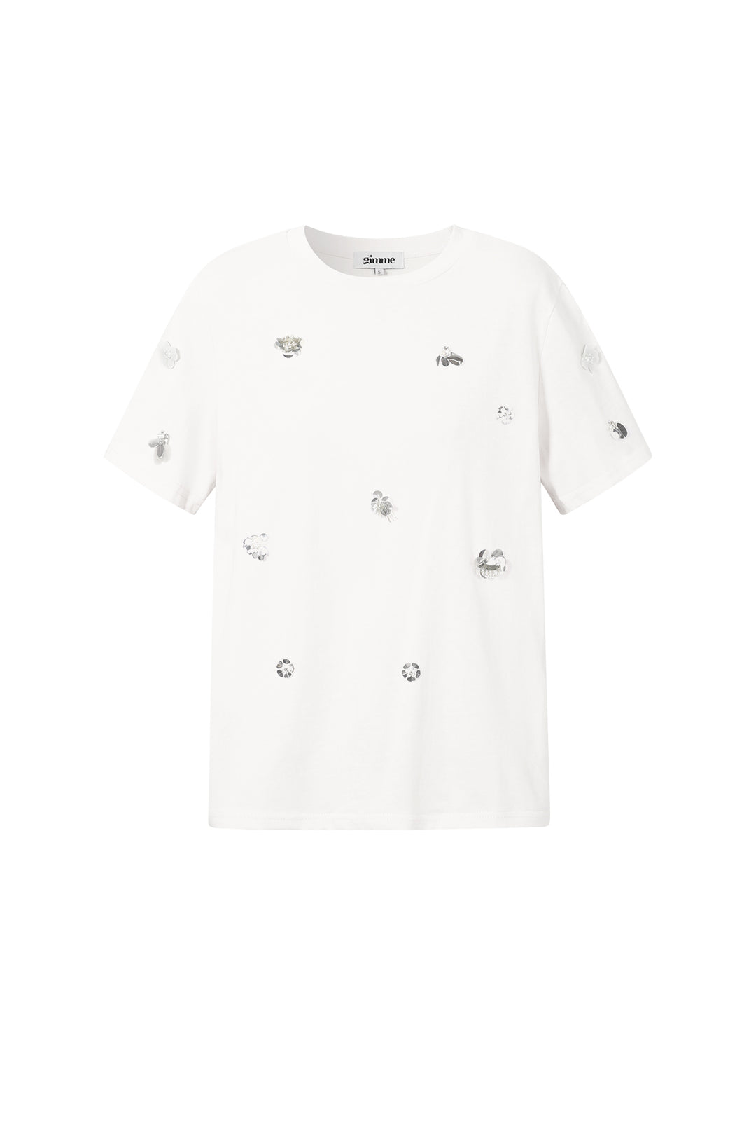 T-shirt met pailletten