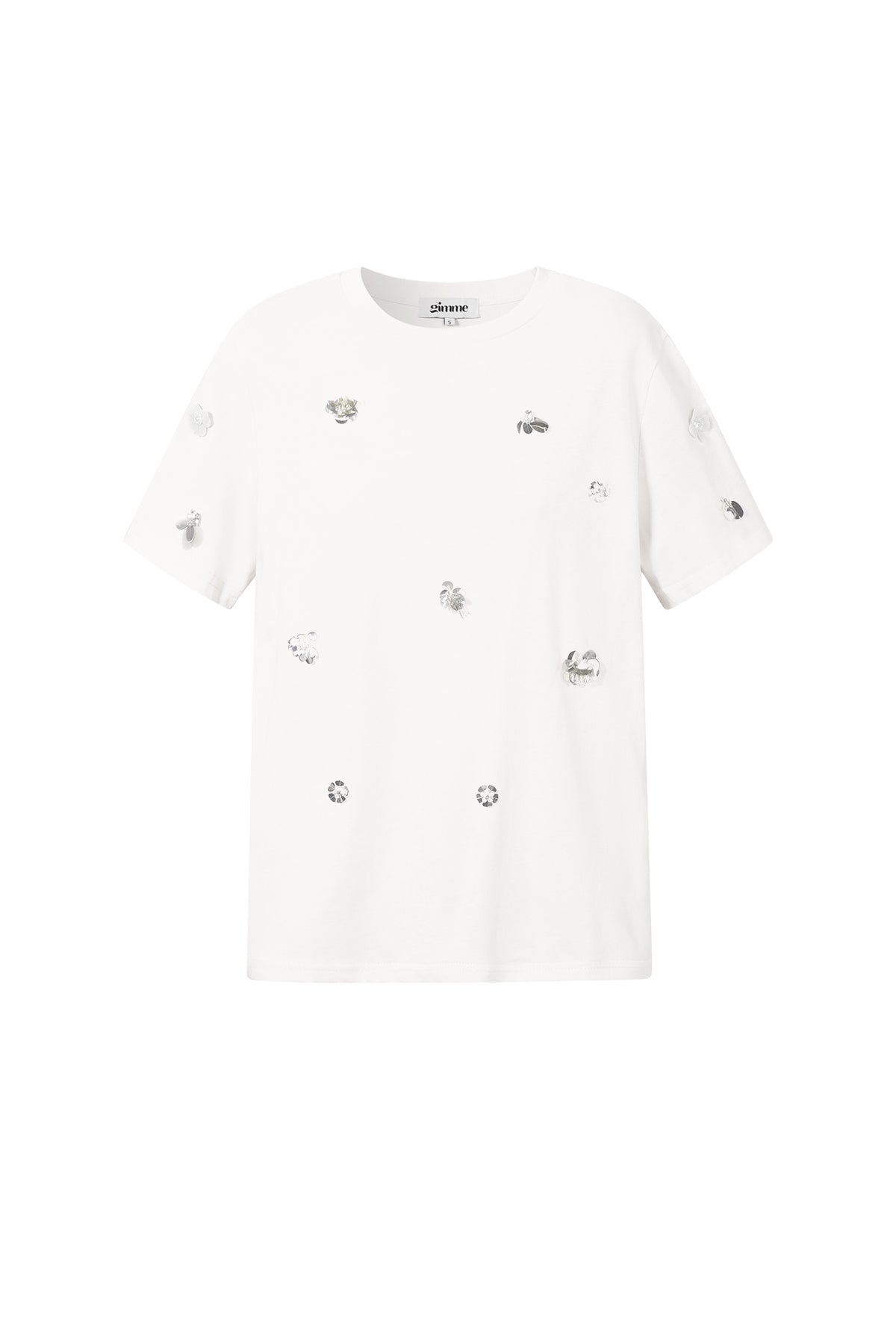 T-shirt met pailletten
