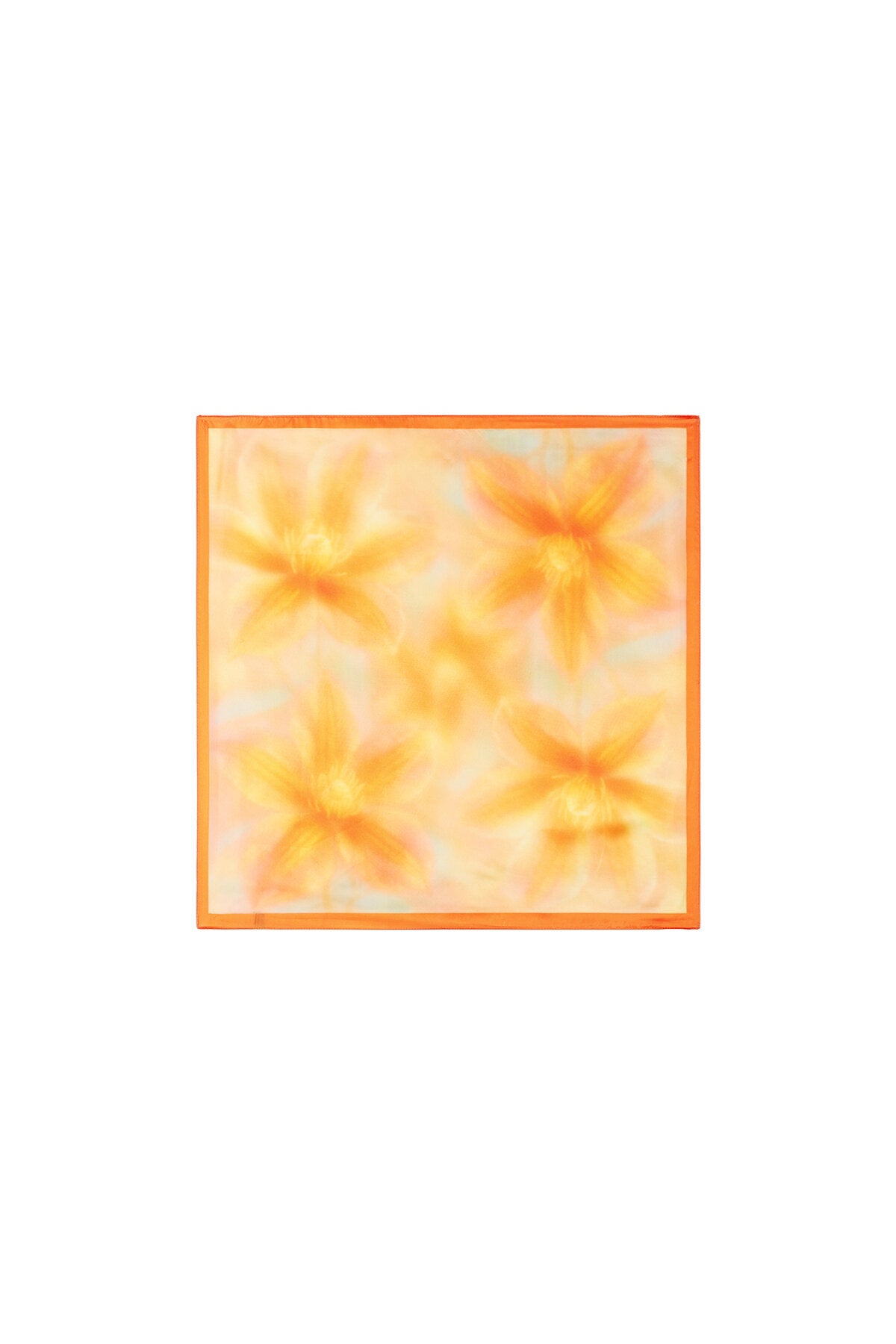 Zomersjaals met bloemenprint, casual, polyester, dagelijkse accessoires