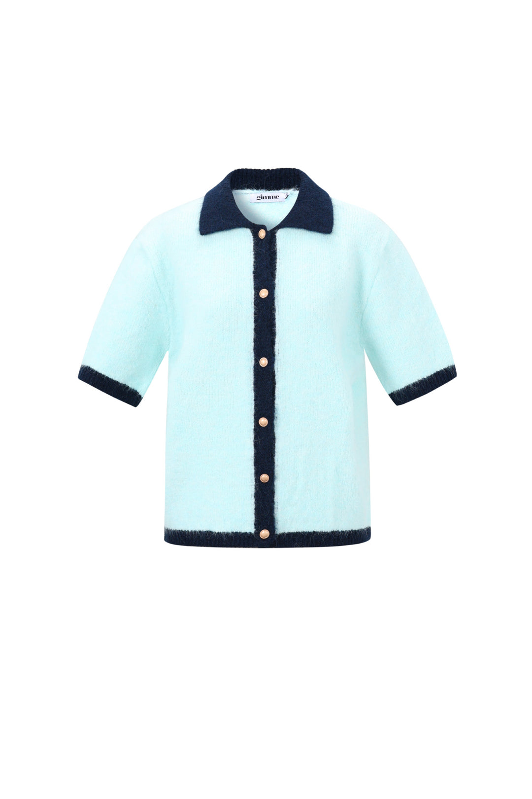 Gebreide Polyestervezel Vrouwen Trui Casual Kleurcontrast