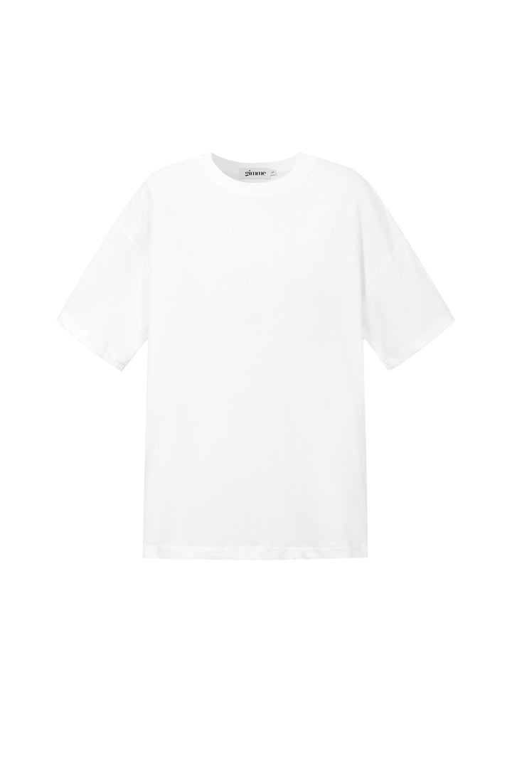 T-shirt met kroon-cartoonpatroon