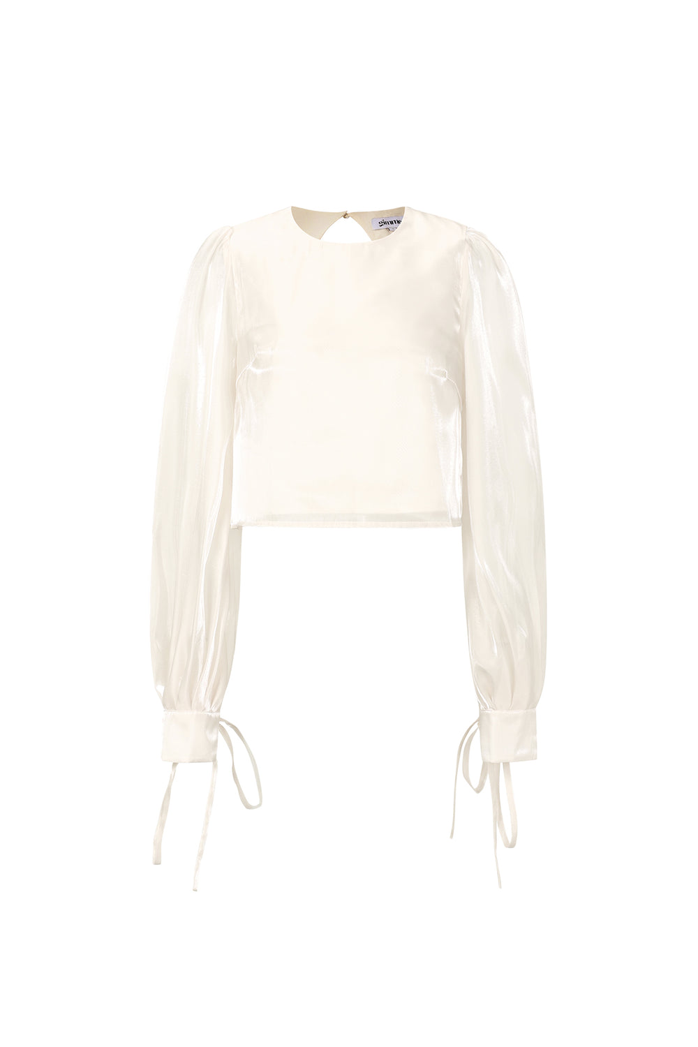Glanzende parelblouse