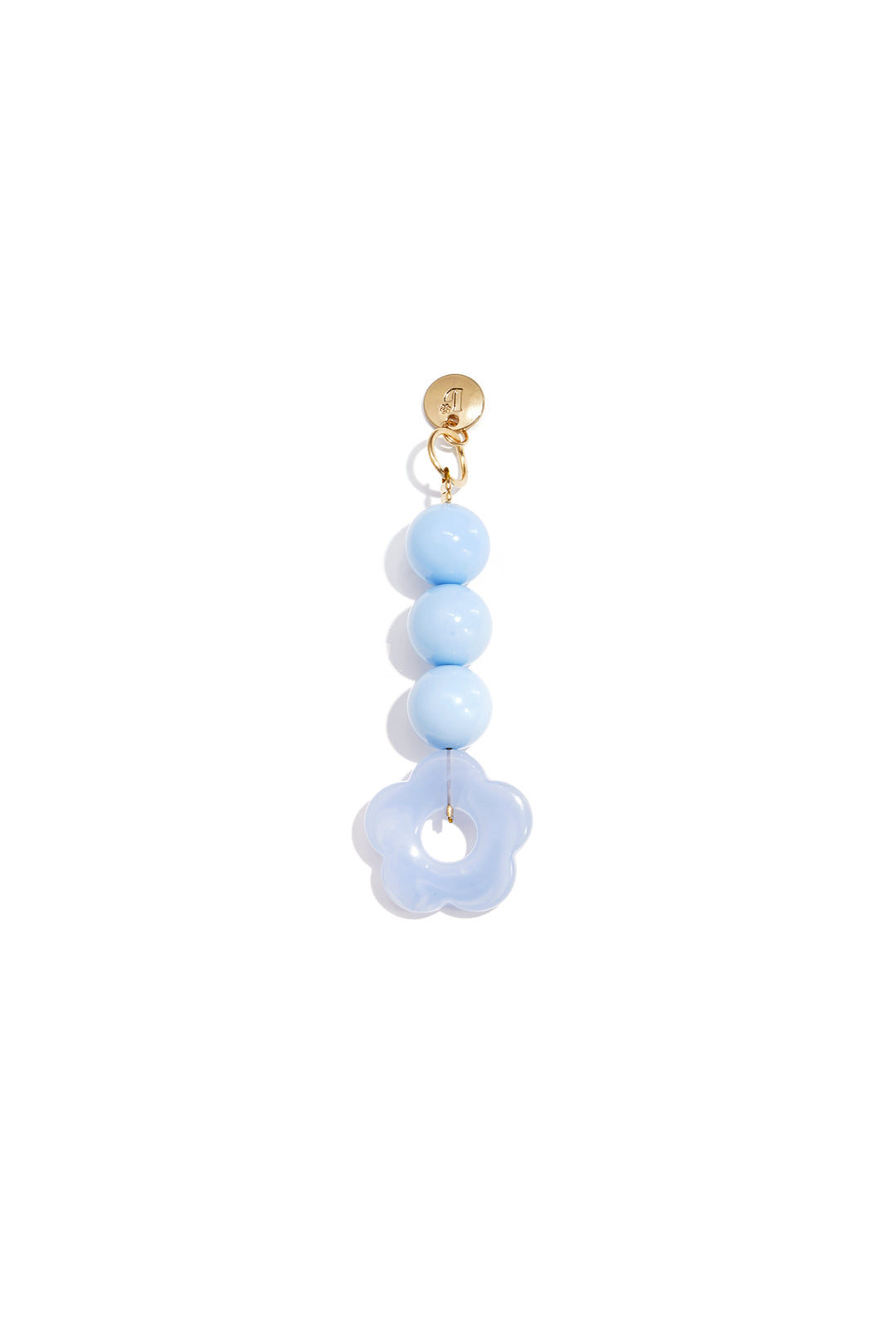 Tasbedeltjes met bloemmotief, casual, acryl, dagelijkse accessoires
