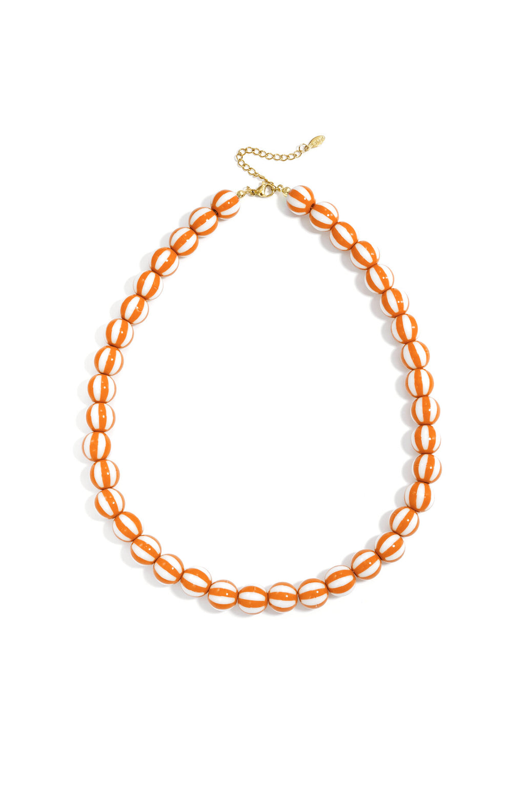 Kralenketting met gestreepte kralen