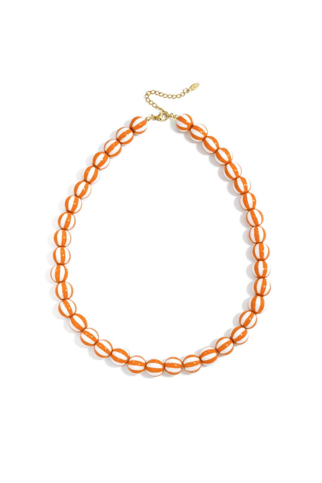 Kralenketting met gestreepte kralen
