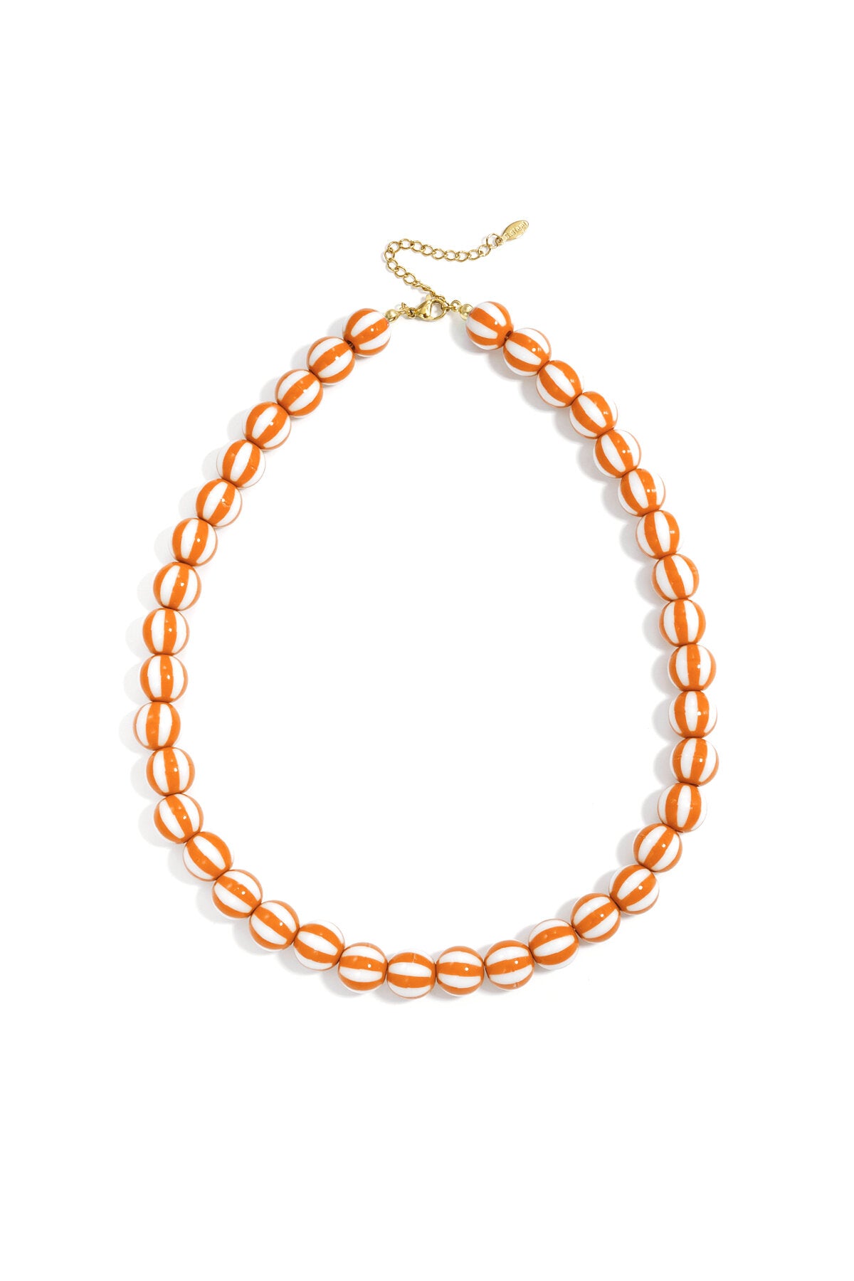Kralenketting met gestreepte kralen