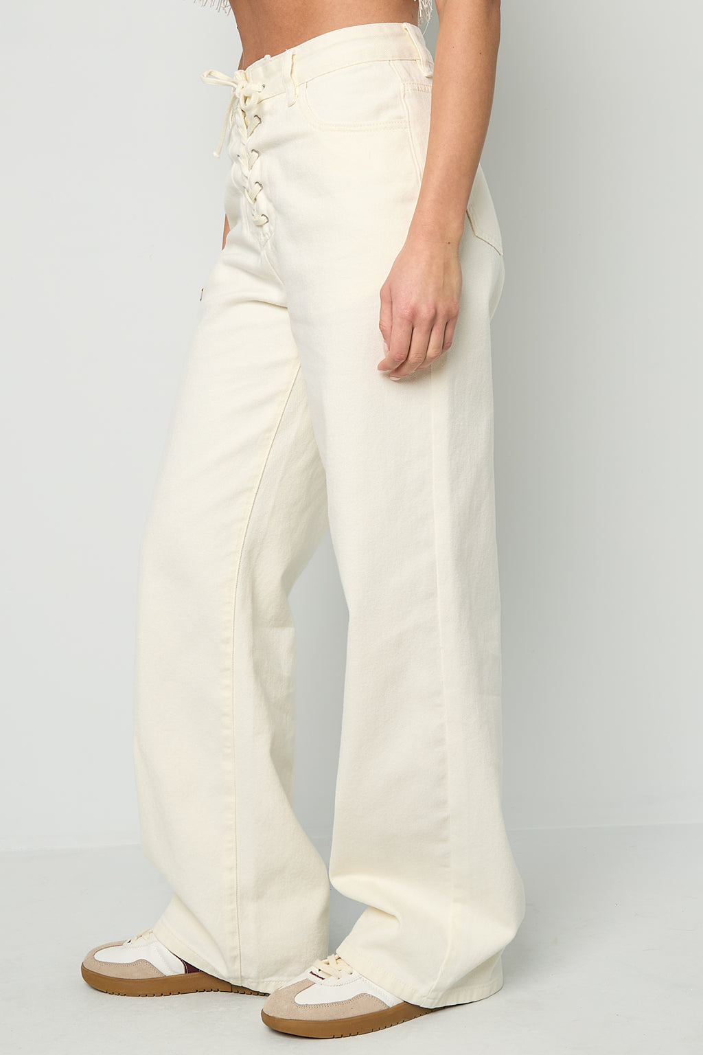 INOKA | Lace Up Denim