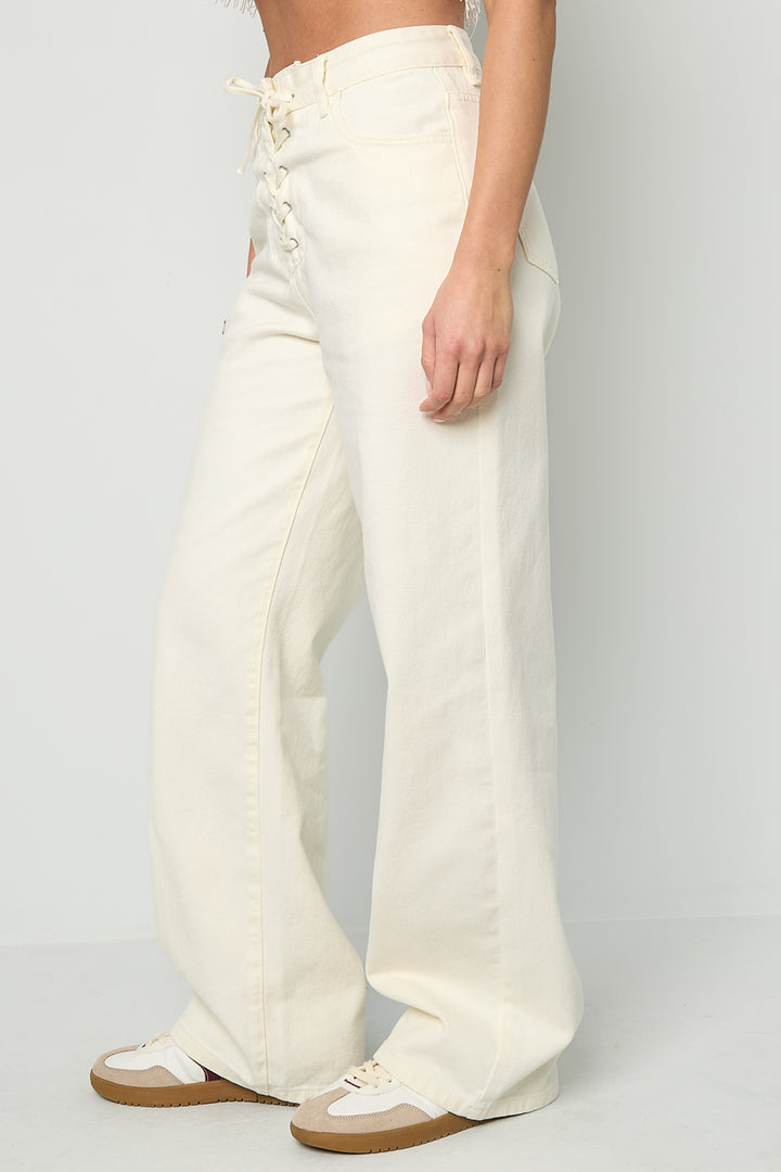 INOKA | Lace Up Denim