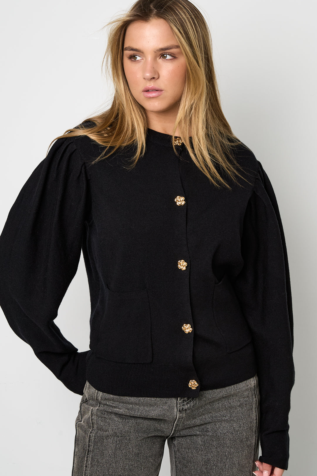 Gebreide Viscose Dames Cardigan Herfst/Winter Casual Solide Kleur
