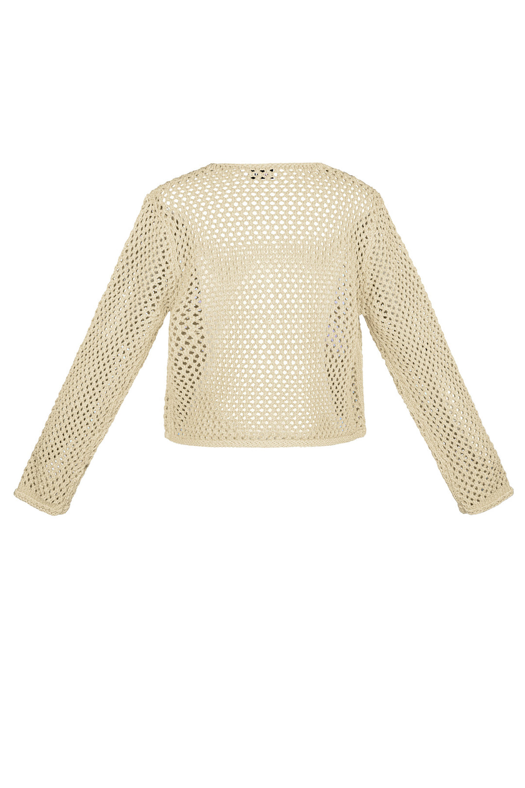 Gebreide Polyester Vrouwen Cardigan Open Voorkant Haakpatroon