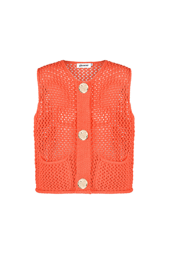 Gebreide Polyester Vrouwen Trui Met Openwerk Ontwerp