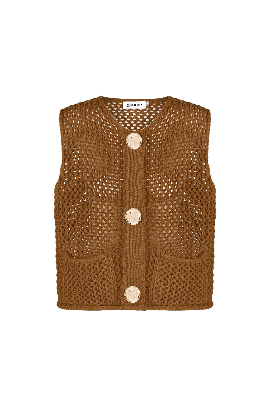 Gebreide Polyester Vrouwen Trui Met Openwerk Ontwerp