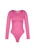 Polyester Vrouwen Lange Mouw Bodysuit Hoge Stretch Passend