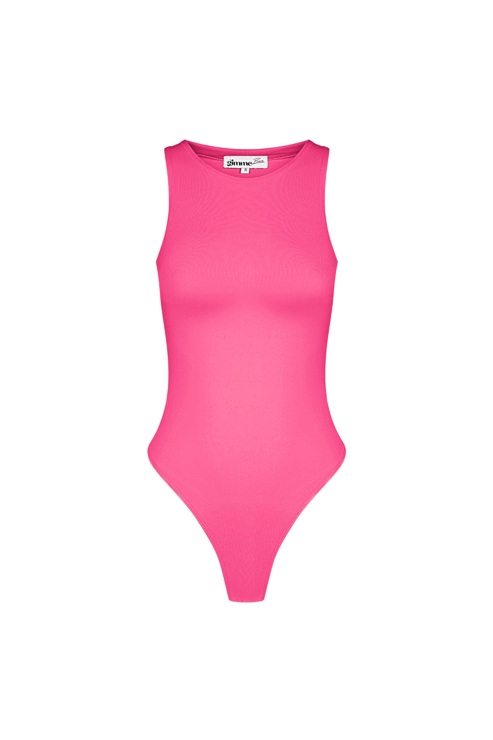 Polyester Vrouwen Mouwloze Body High Neck Form-Fitting