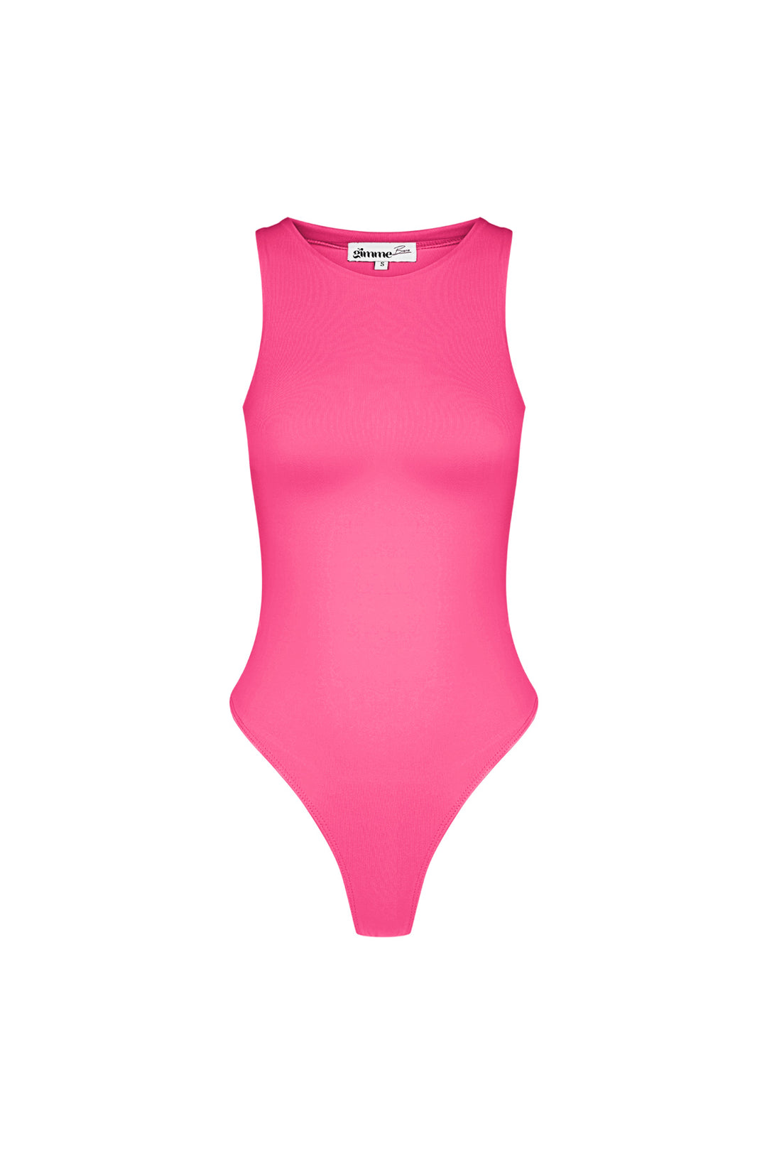 Polyester Vrouwen Mouwloze Body High Neck Form-Fitting