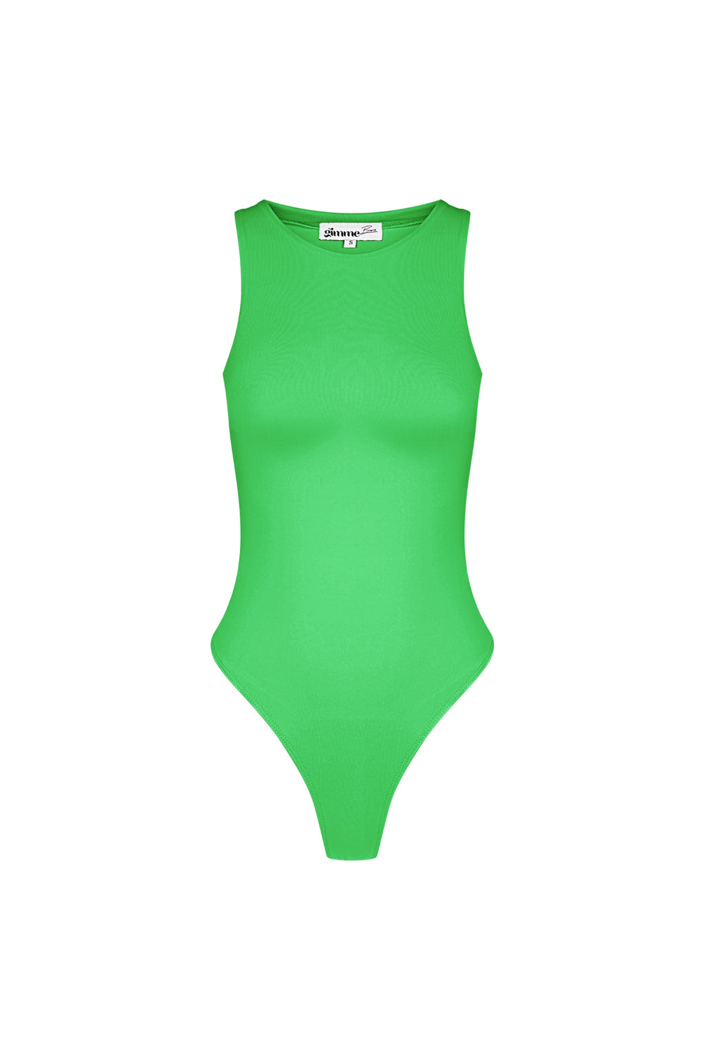 Polyester Vrouwen Mouwloze Body High Neck Form-Fitting