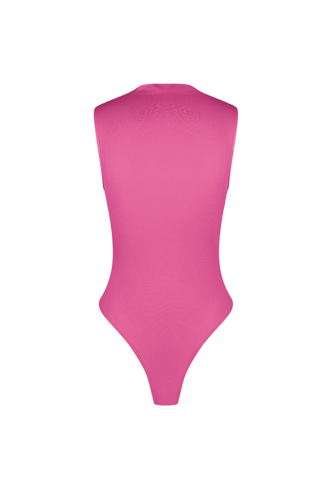 Elastische Tricot Vrouwen Body High Neck Minimalistisch Ontwerp