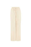 Cotton Vrouwen Wide Leg Pants Comfortabele Trekkoord Taille
