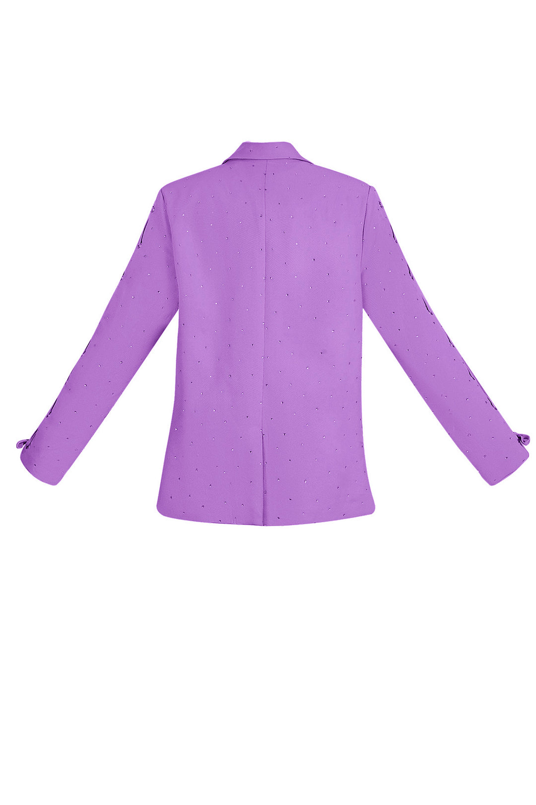 Polyester Vrouwen Jas Set Met Veters Op Mouw