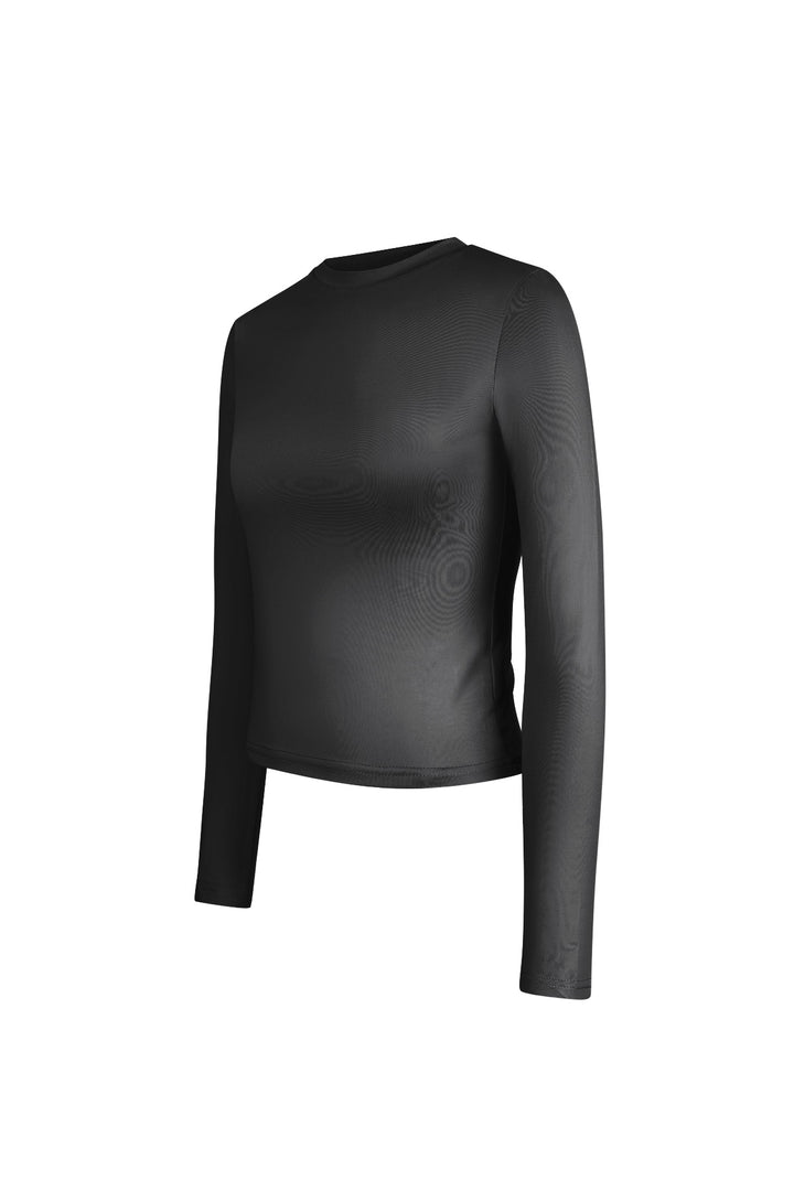 Polyester Vrouwen Lange Mouw Top Bodycon Fit