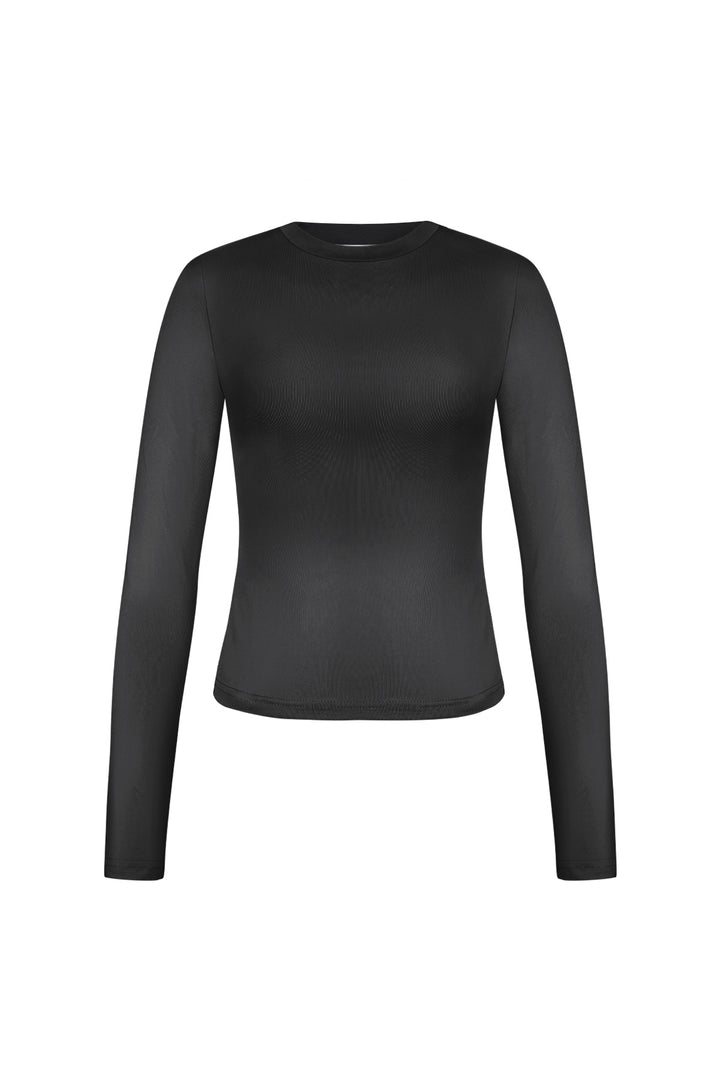 Polyester Vrouwen Lange Mouw Top Bodycon Fit