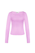 Polyester Vrouwen Lange Mouw Crop Top Vierkante Halslijn Bodycon Pasvorm