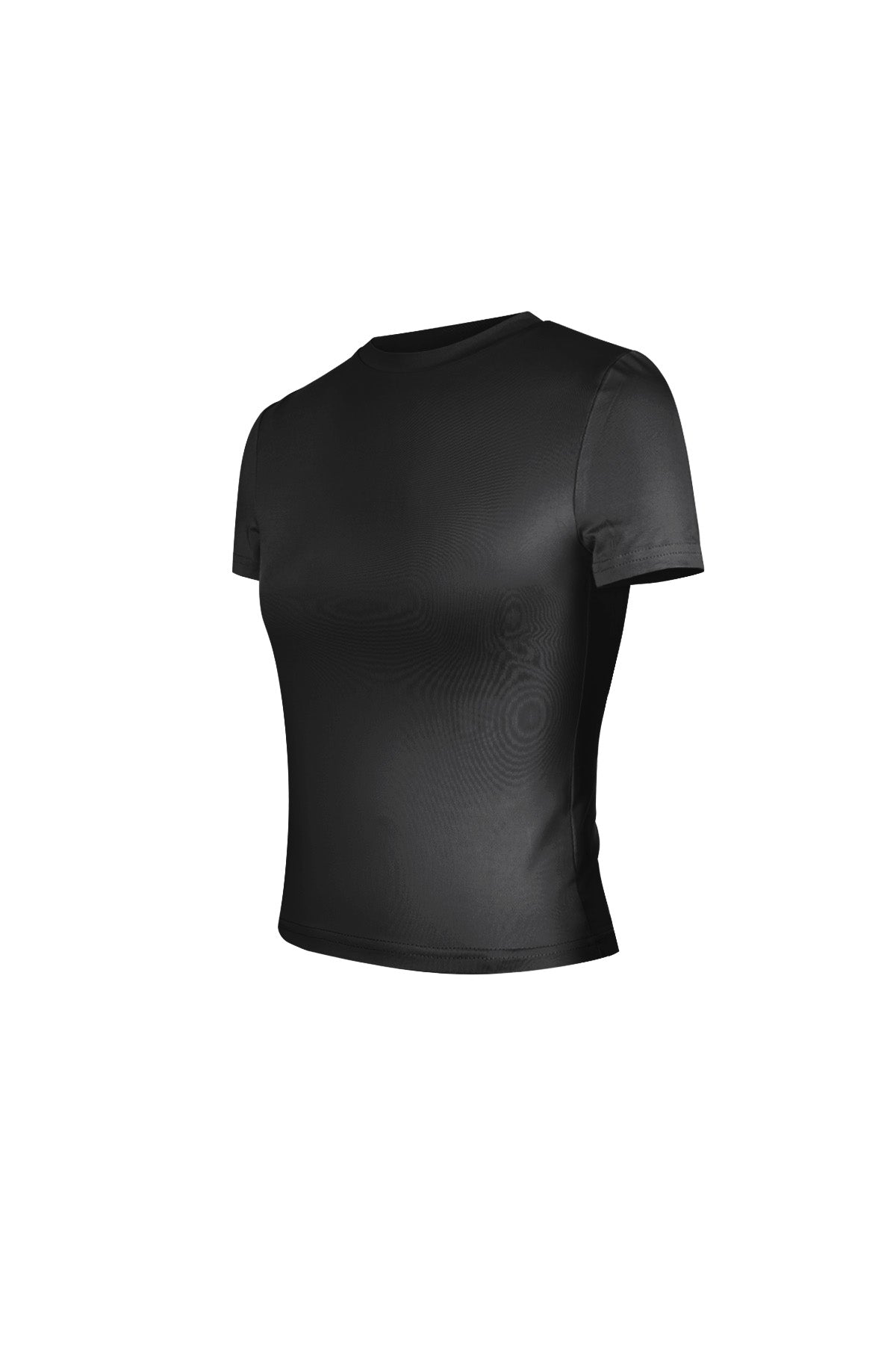 Polyester Vrouwen Korte Mouw Top Gepaste Bodycon