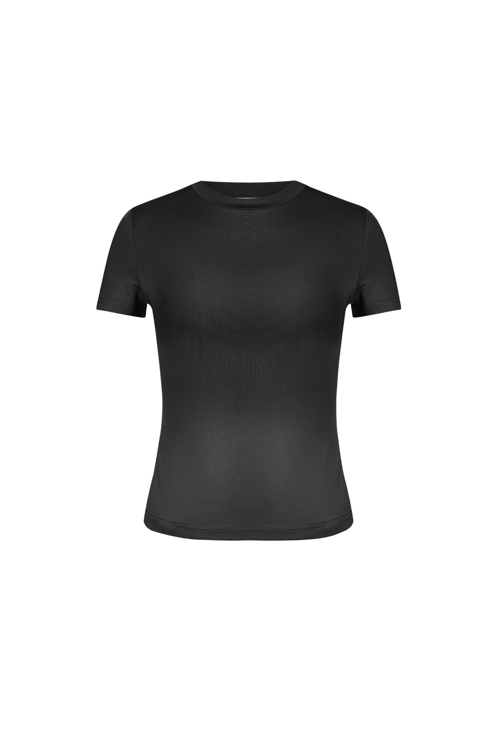 Polyester Vrouwen Korte Mouw Top Gepaste Bodycon