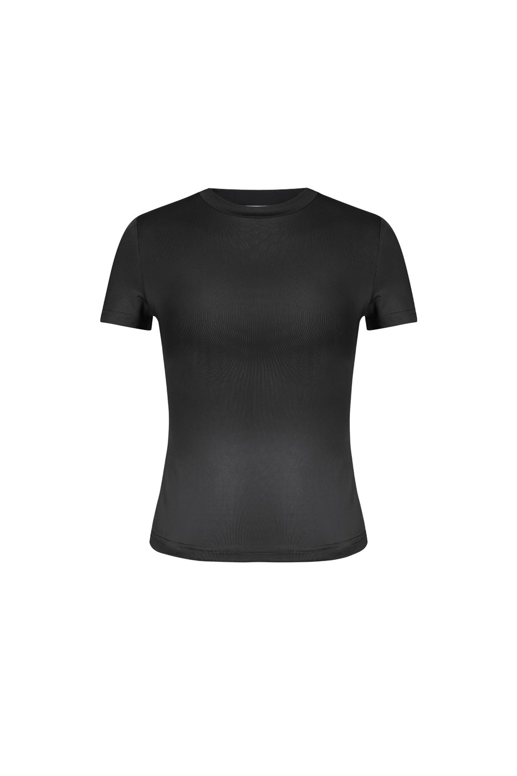 Polyester Vrouwen Korte Mouw Top Gepaste Bodycon