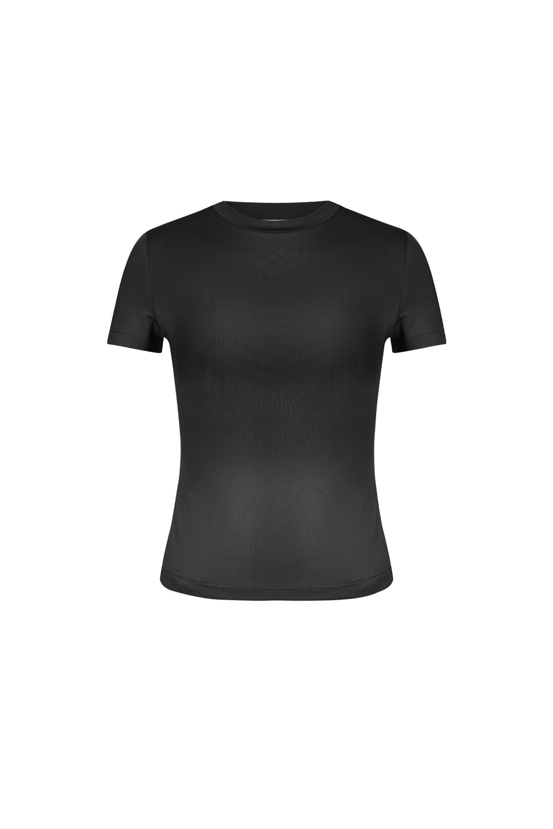 Polyester Vrouwen Korte Mouw Top Gepaste Bodycon