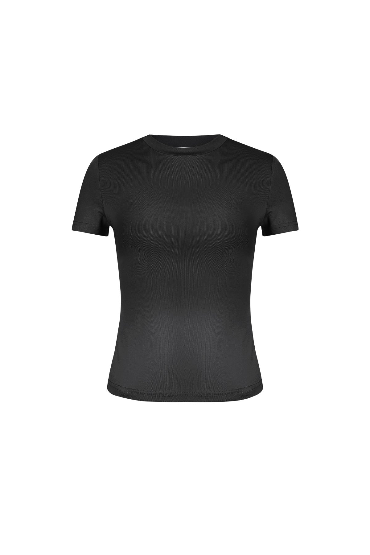 Polyester Vrouwen Korte Mouw Top Gepaste Bodycon