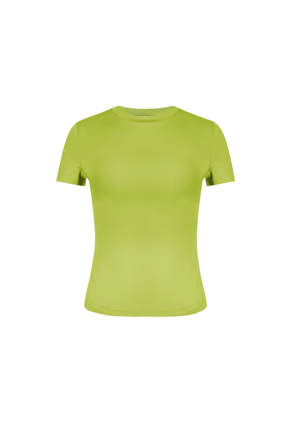 Polyester Vrouwen Korte Mouw Top Gepaste Bodycon