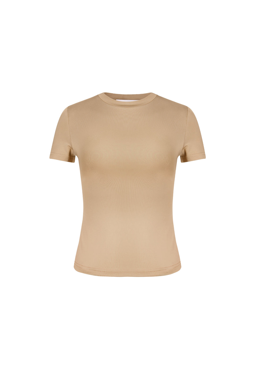Polyester Vrouwen Korte Mouw Top Gepaste Bodycon