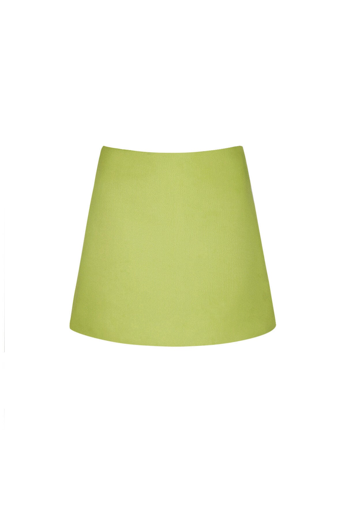 Polyester Vrouwen Minirok Solide Kleur Stretch Fit
