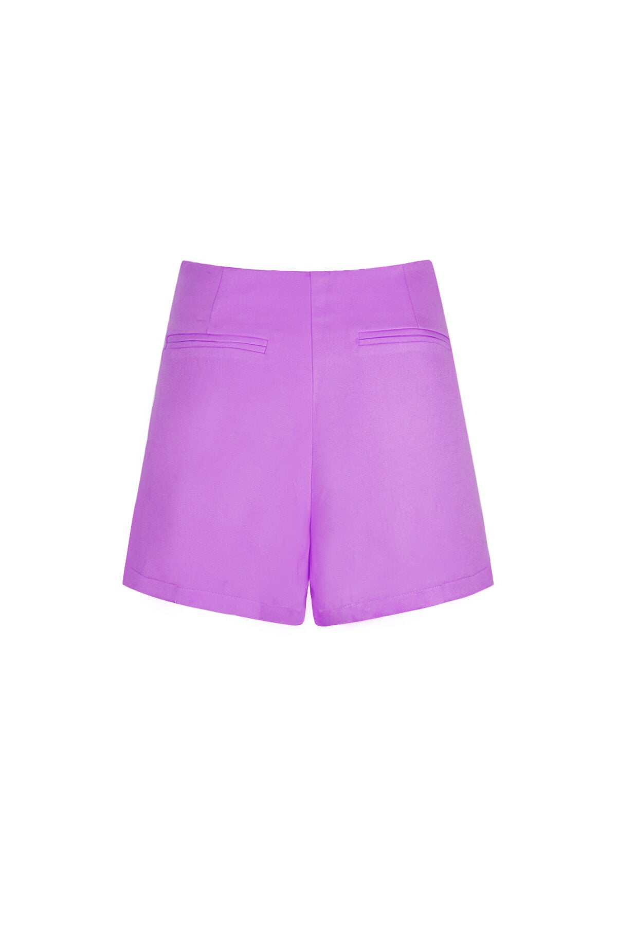 Polyester Vrouwen Minirok Solide Kleur Stretch Fit