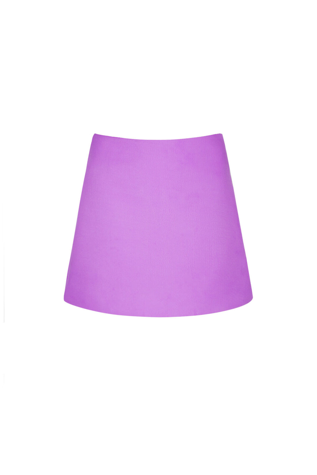 Polyester Vrouwen Minirok Solide Kleur Stretch Fit