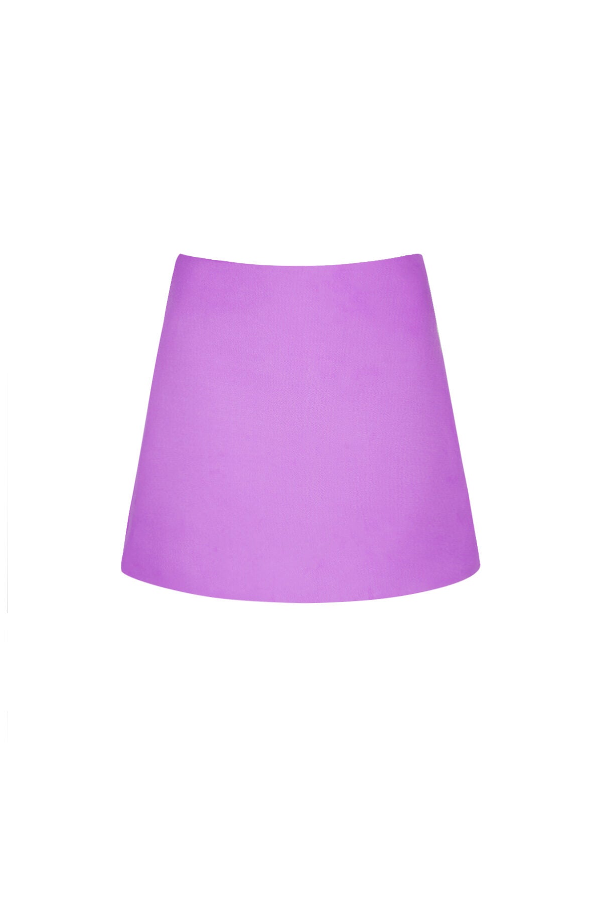 Polyester Vrouwen Minirok Solide Kleur Stretch Fit
