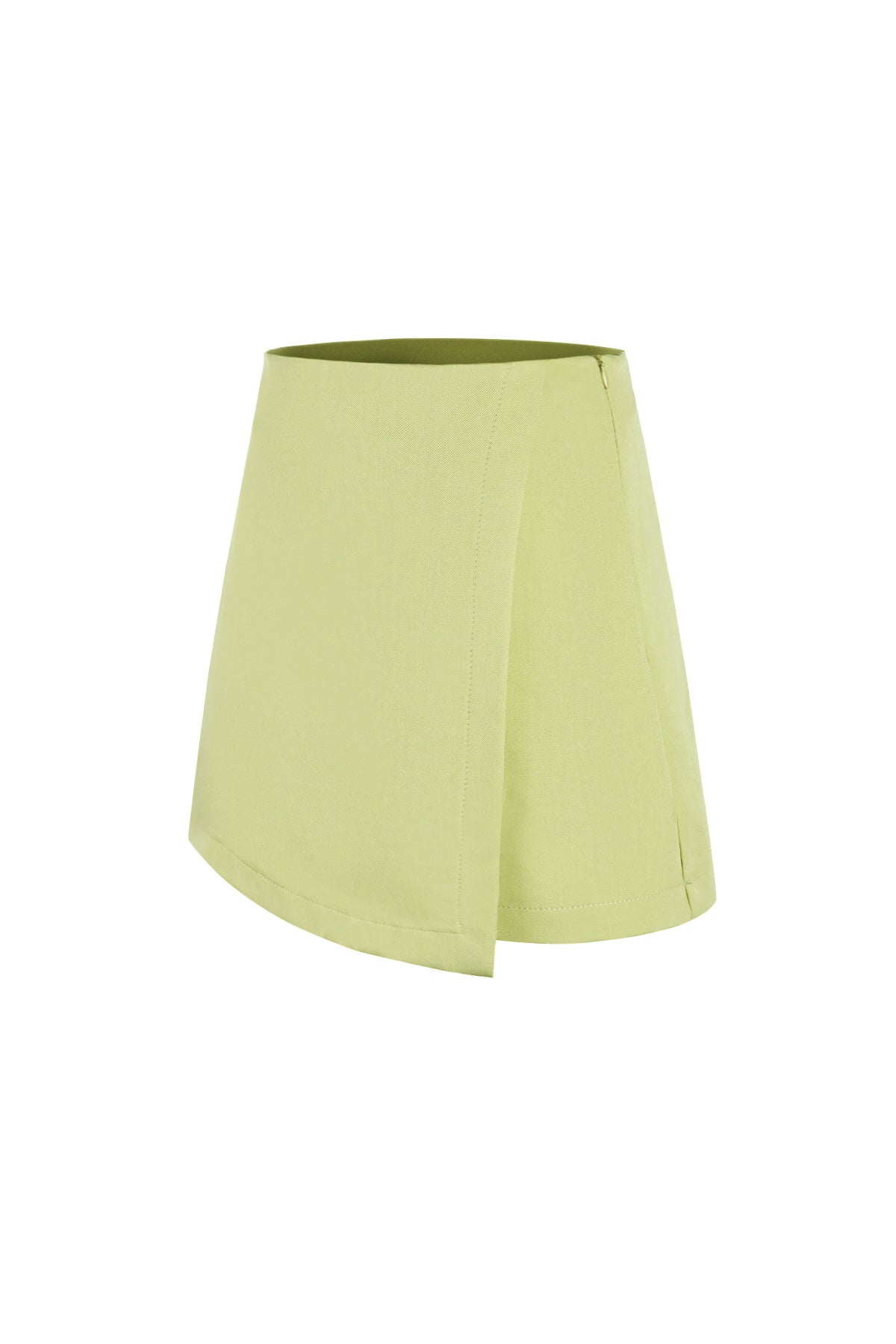 Polyester Vrouwen Asymmetrische Shorts Professionele Stijl