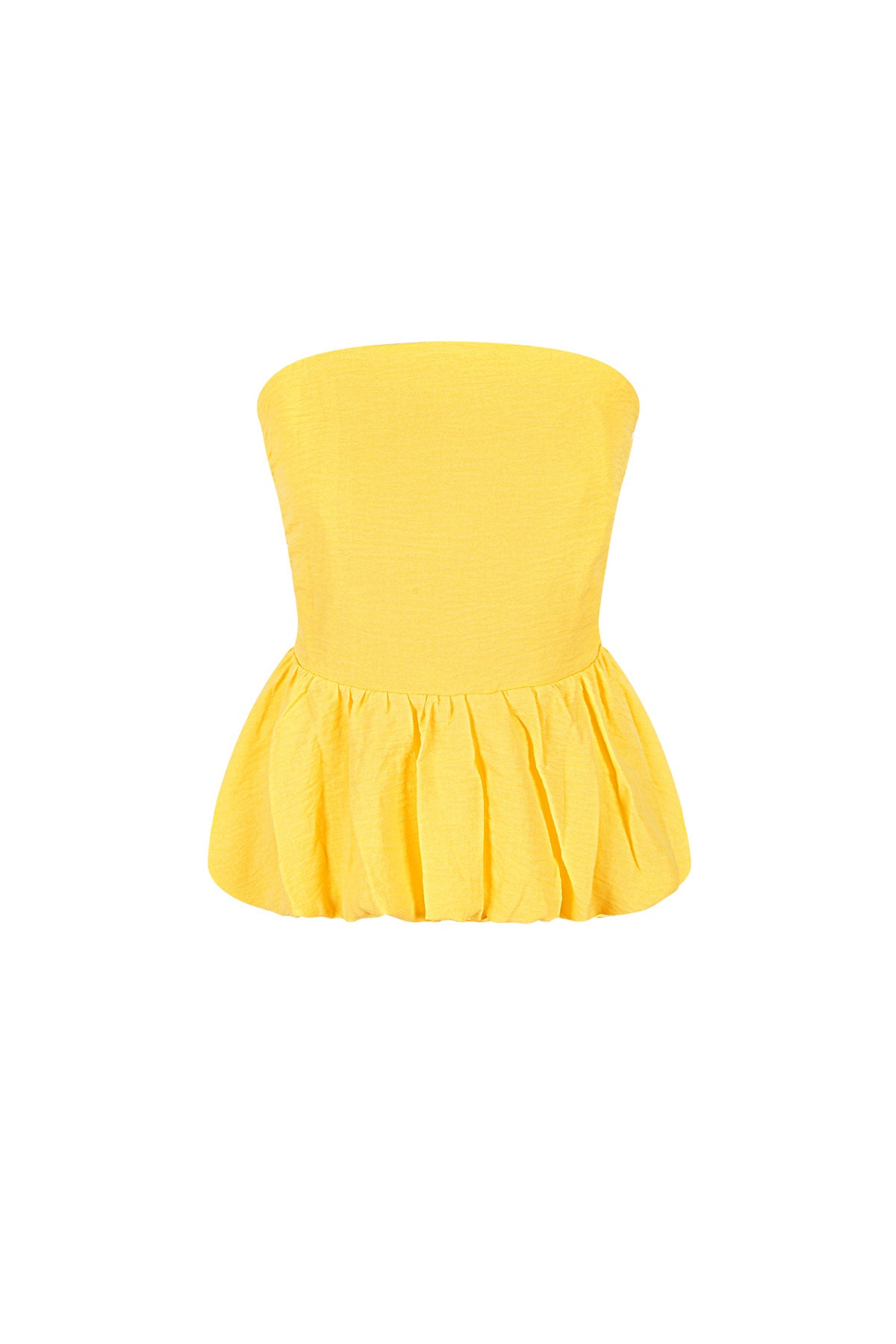 Polyester Vrouwen Mouwloze Top Ruches Onderkant