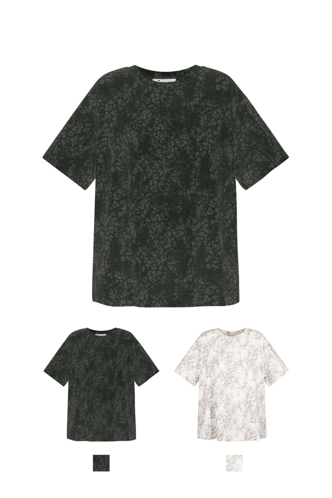 Cotton Vrouwen T-shirt Oversized Luipaardprint
