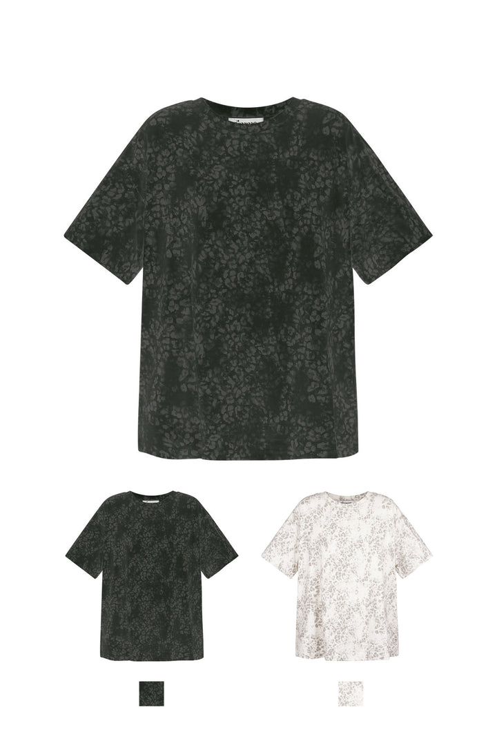 Cotton Vrouwen T-shirt Oversized Luipaardprint