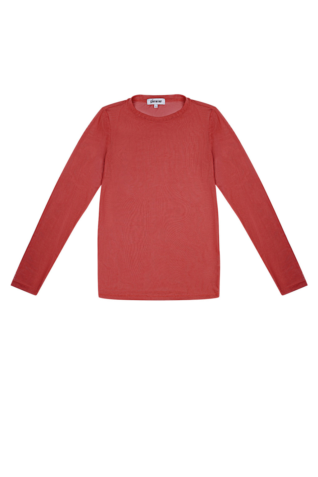Polyester Vrouwen Lange Mouw Top Doorzichtig Mesh Sportief