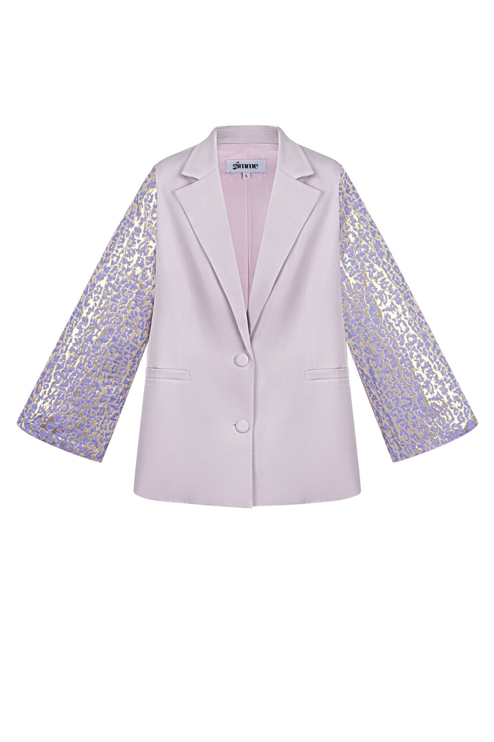Polyester Vrouwen Suit Set Kanten Mouw Ontwerp