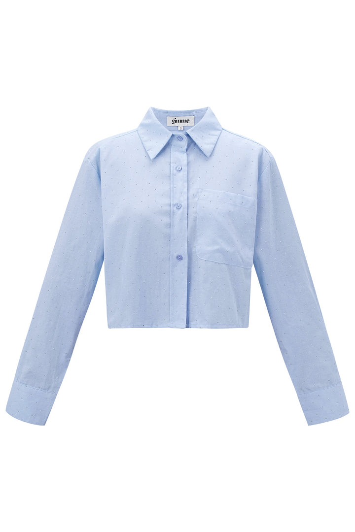 Cotton Vrouwen Korte Overhemd Classic Knopsluiting