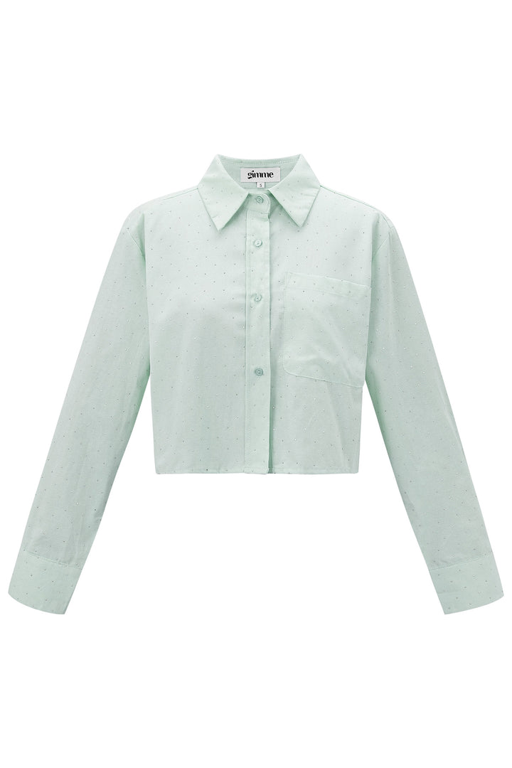 Cotton Vrouwen Korte Overhemd Classic Knopsluiting