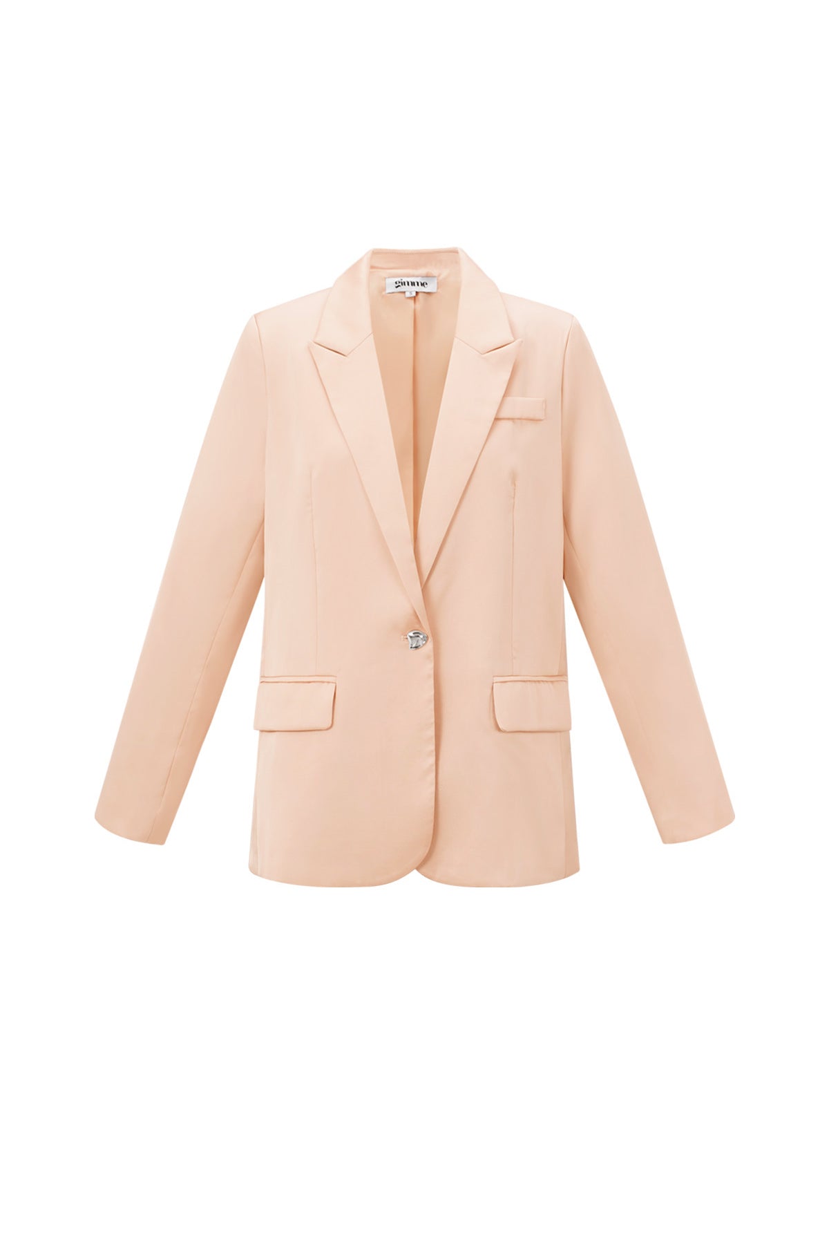 Satin look blazer deel van een set