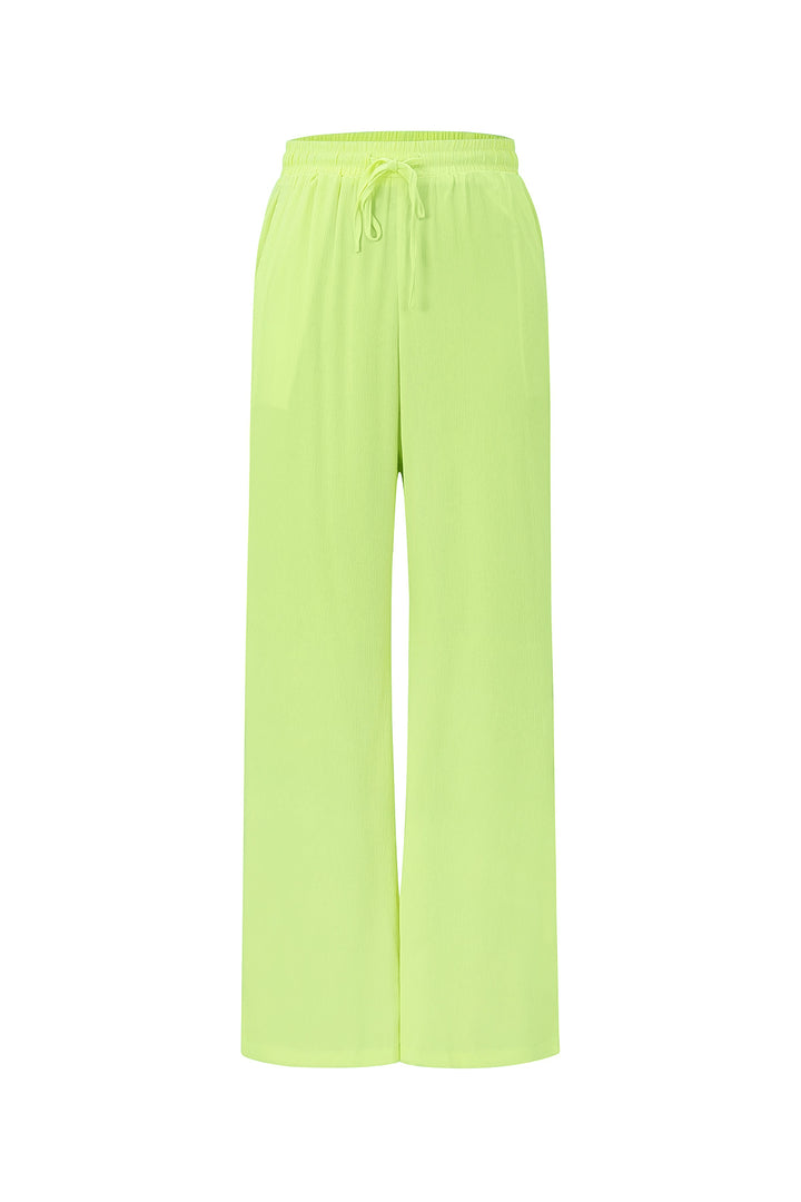 Geweven Polyester Vrouwen Rechte Broeken Casual Solide Kleur Lente/Zomer