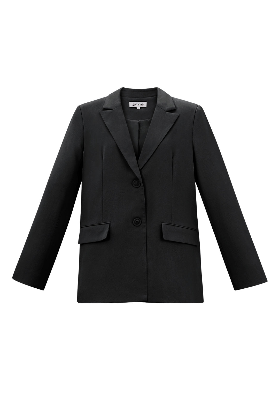 Polyester Vrouwen Suit Set Gesneden Boog Detail